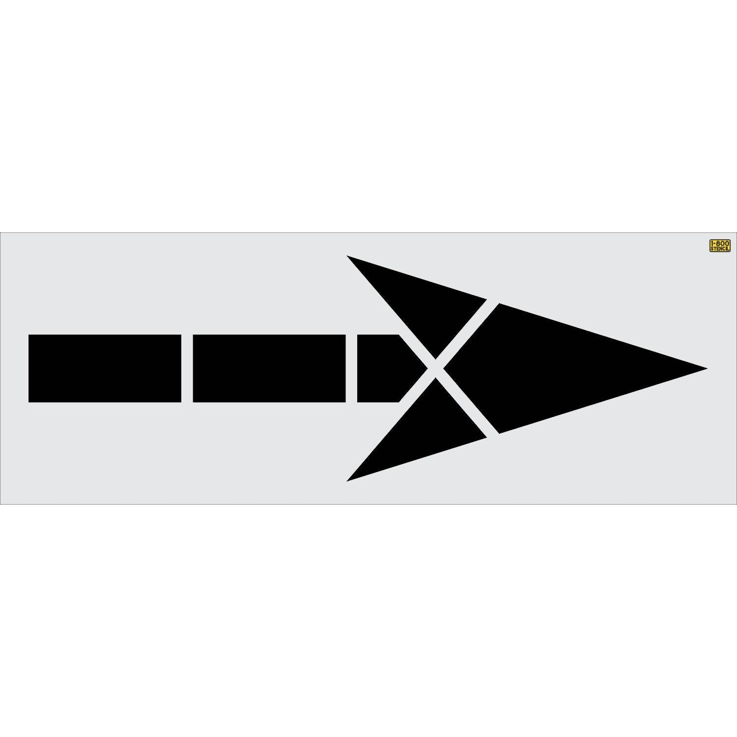 114" South Carolina DOT Straight Arrow Stencil - High-quality stencil for pavement marking, durable and reusable