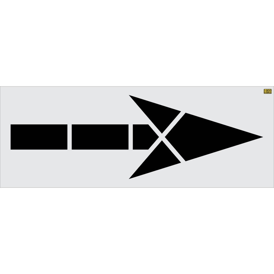 114" South Carolina DOT Straight Arrow Stencil - High-quality stencil for pavement marking, durable and reusable