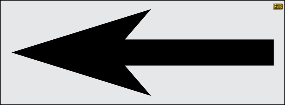 120" South Carolina DOT No bridging Straight Arrow Stencil