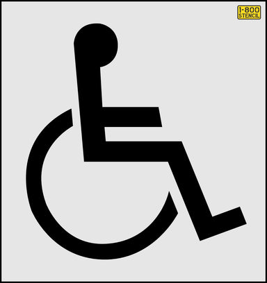 36" Vermont DOT Handicap Stencil