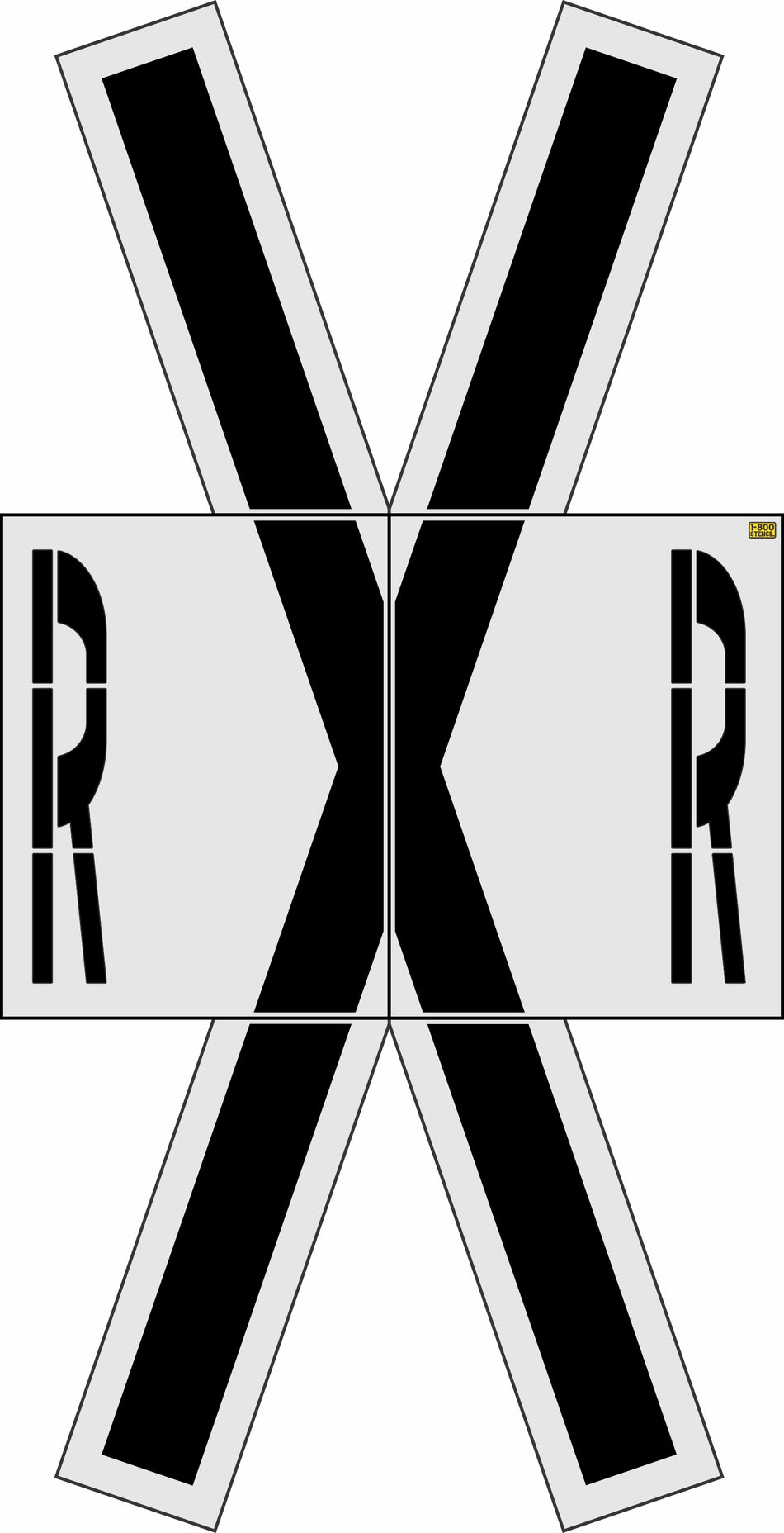 120" Vermont DOT Railroad Crossing Kit