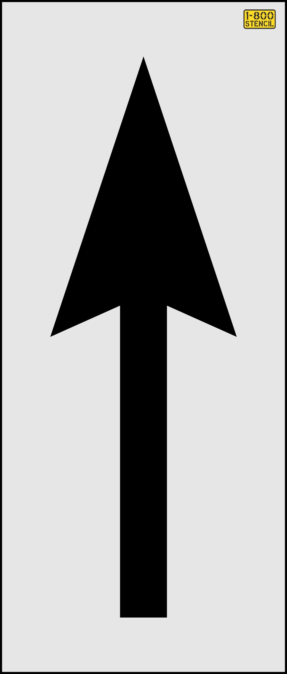 72" Washington DOT Bike Lane Arrow Stencil