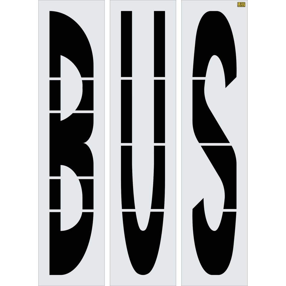 96" Washington DOT BUS Stencil