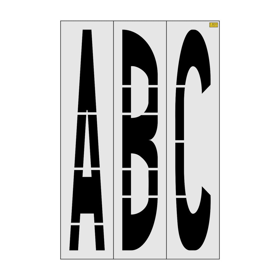 100" Wyoming DOT Alphabet Kit Stencil