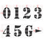 Football Number Kit Stencil - (36"-72")