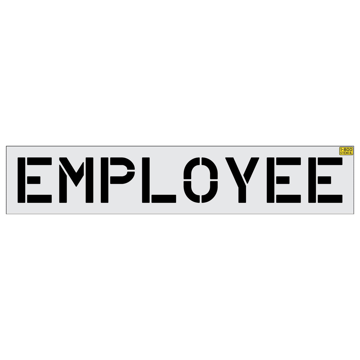 12 inch EMPLOYEE stencil
