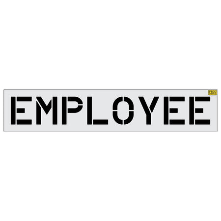 12 inch EMPLOYEE stencil