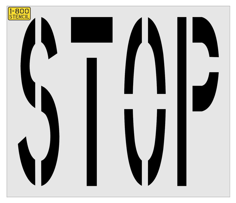 48" 7Brew "STOP" Stencil