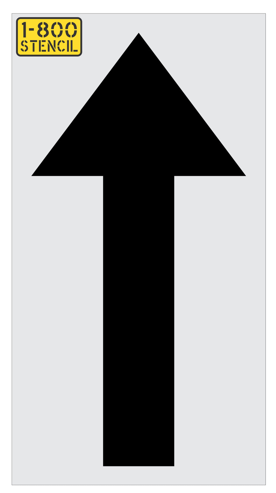 72" 7Brew Straight Arrow Stencil