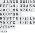 8" Alphabet and Number Mega Kit Stencil