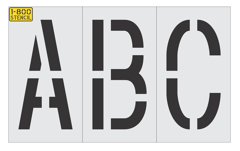 18" Alphabet Kit Stencil