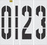 42" x 12" Number Kit Stencil