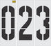 42" x 16" Number Kit Stencil