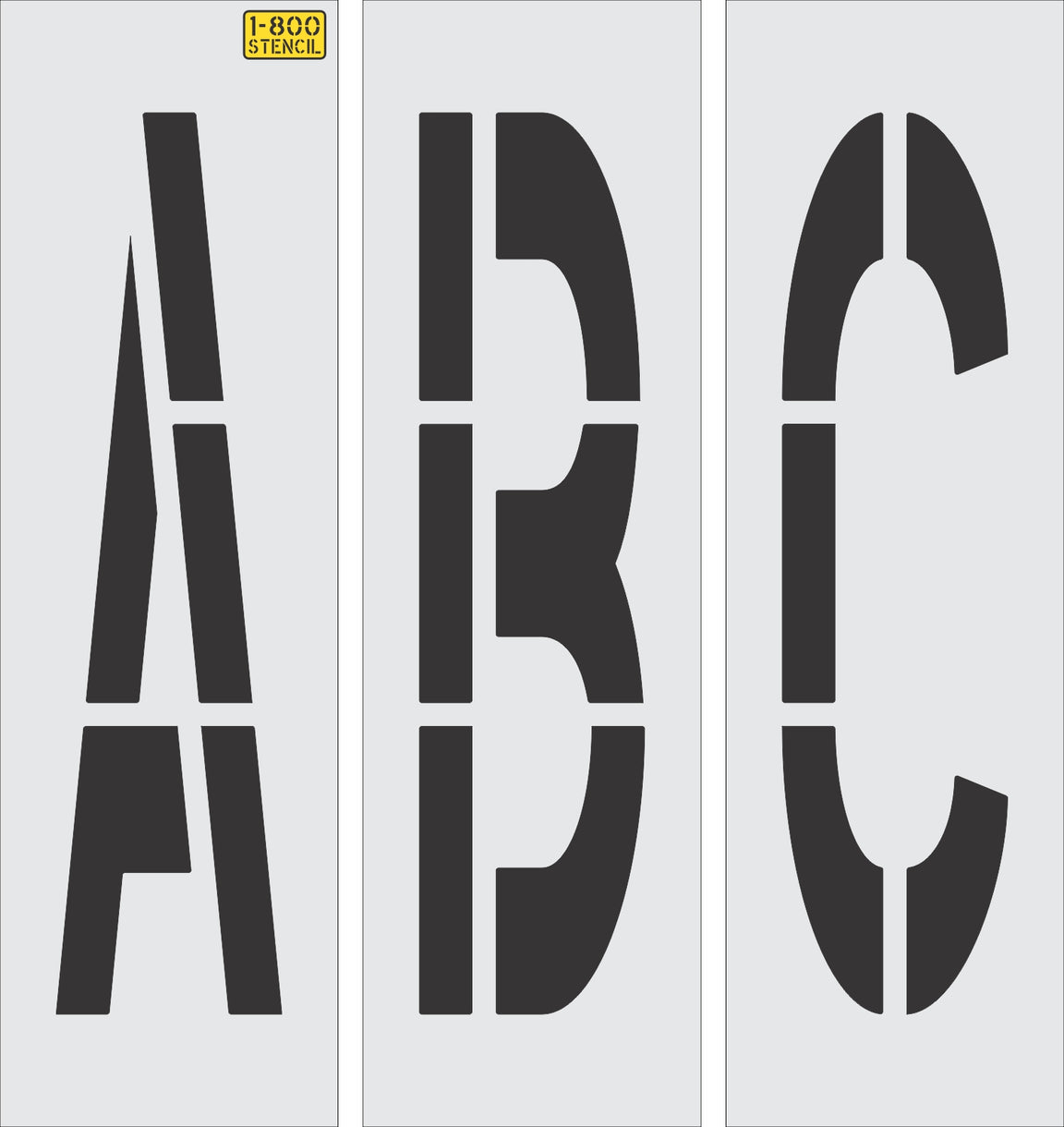 48" Alphabet Kits 1800Stencil