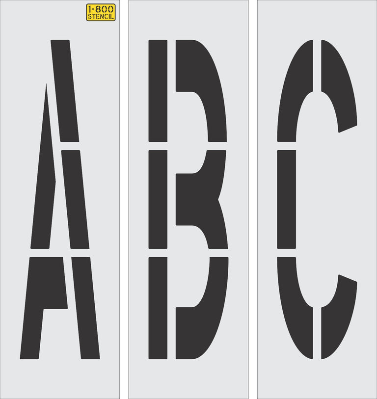 48" Alphabet Kits 1800Stencil