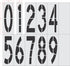 60" x 18" Number Kit Stencil
