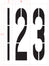 72" Number Kit Stencil