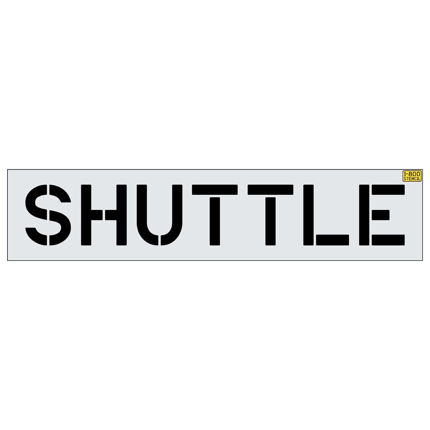 12 inch SHUTTLE stencil