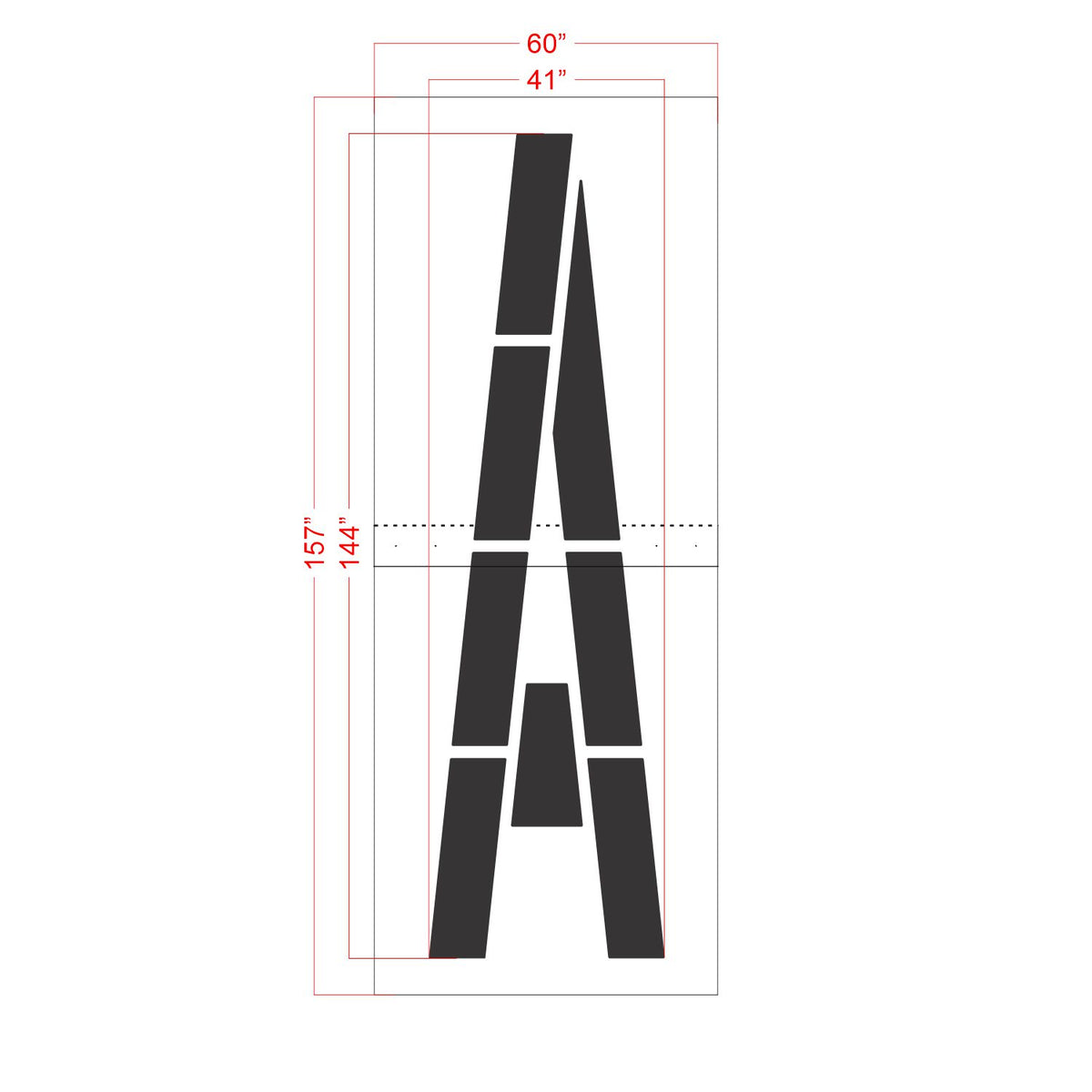 144" FAA Airport Stencil Kit