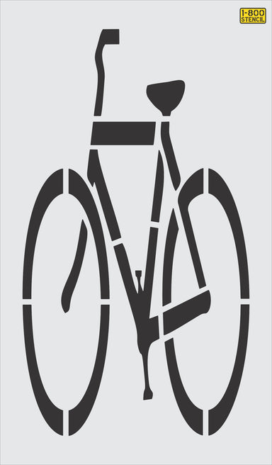 72" Louisiana DOT Bike Symbol Stencil