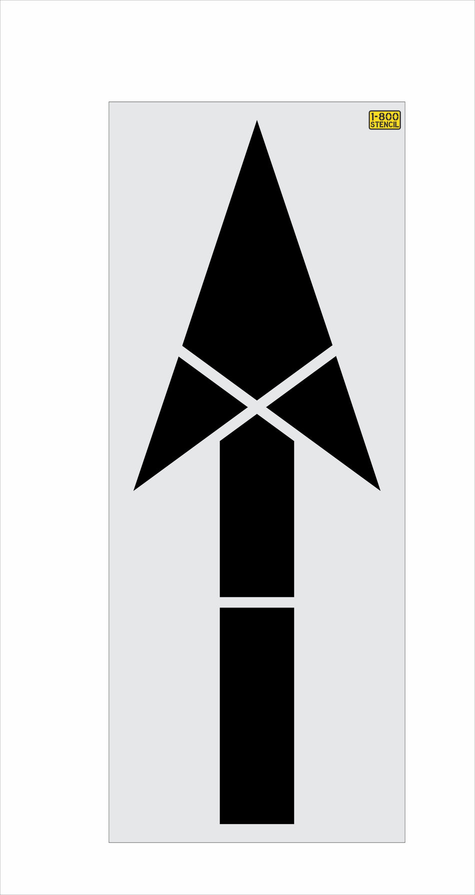 114" Florida DOT Straight Arrow Stencil