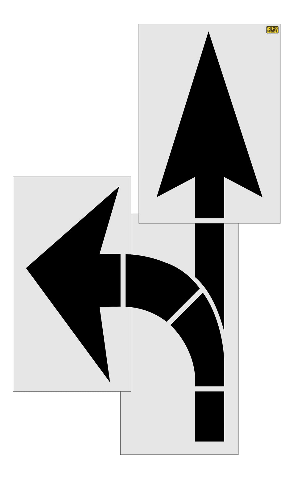 156" Colorado DOT Combo Arrow Stencil