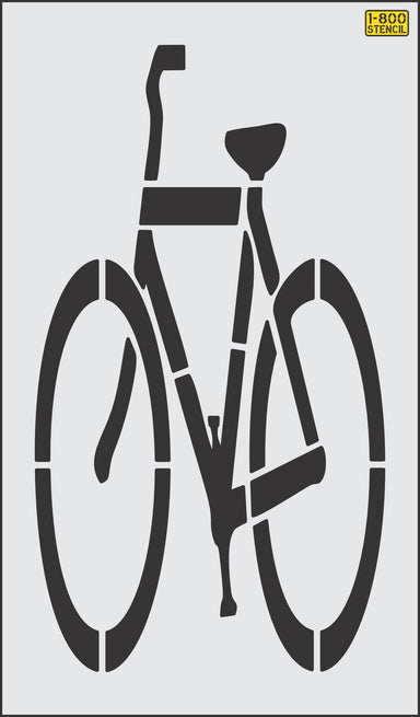 72" Illinois DOT Bike Symbol Stencil