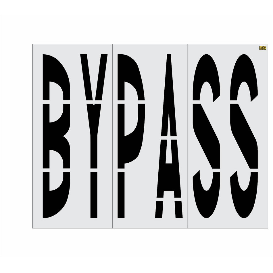 96" Florida DOT BYPASS Stencil