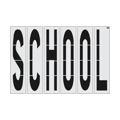 96" Colorado DOT SCHOOL Stencil