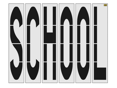 96" Indiana DOT SCHOOL Stencil