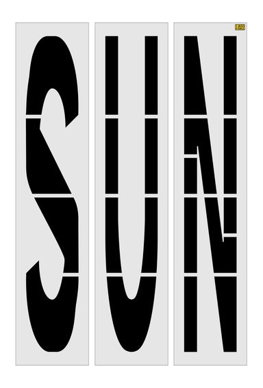 96" Florida DOT SUN Stencil