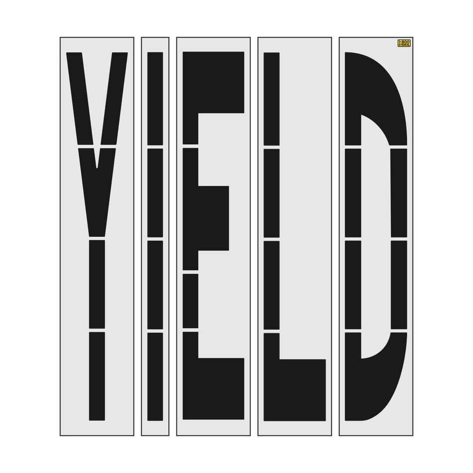 96" Colorado DOT YIELD Stencil