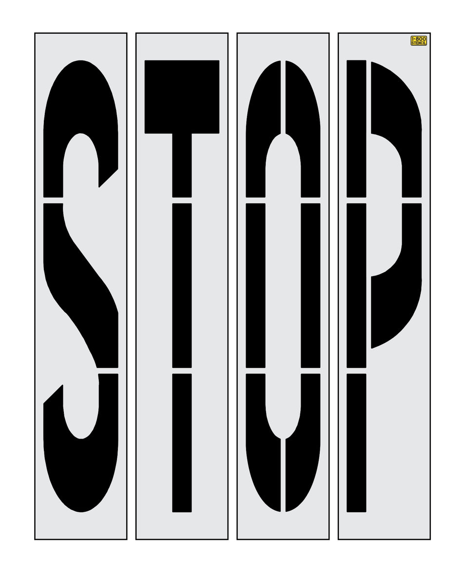 98" Arizona DOT STOP Stencil