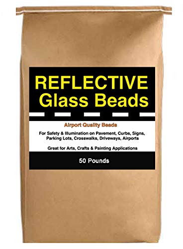 Glass Beads for Light Reflecting in Paint or Art Projects - (50-lb bag)