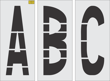 48"x16" Alphabet Kit Stencil