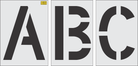 18"x12" Alphabet Kit Stencil
