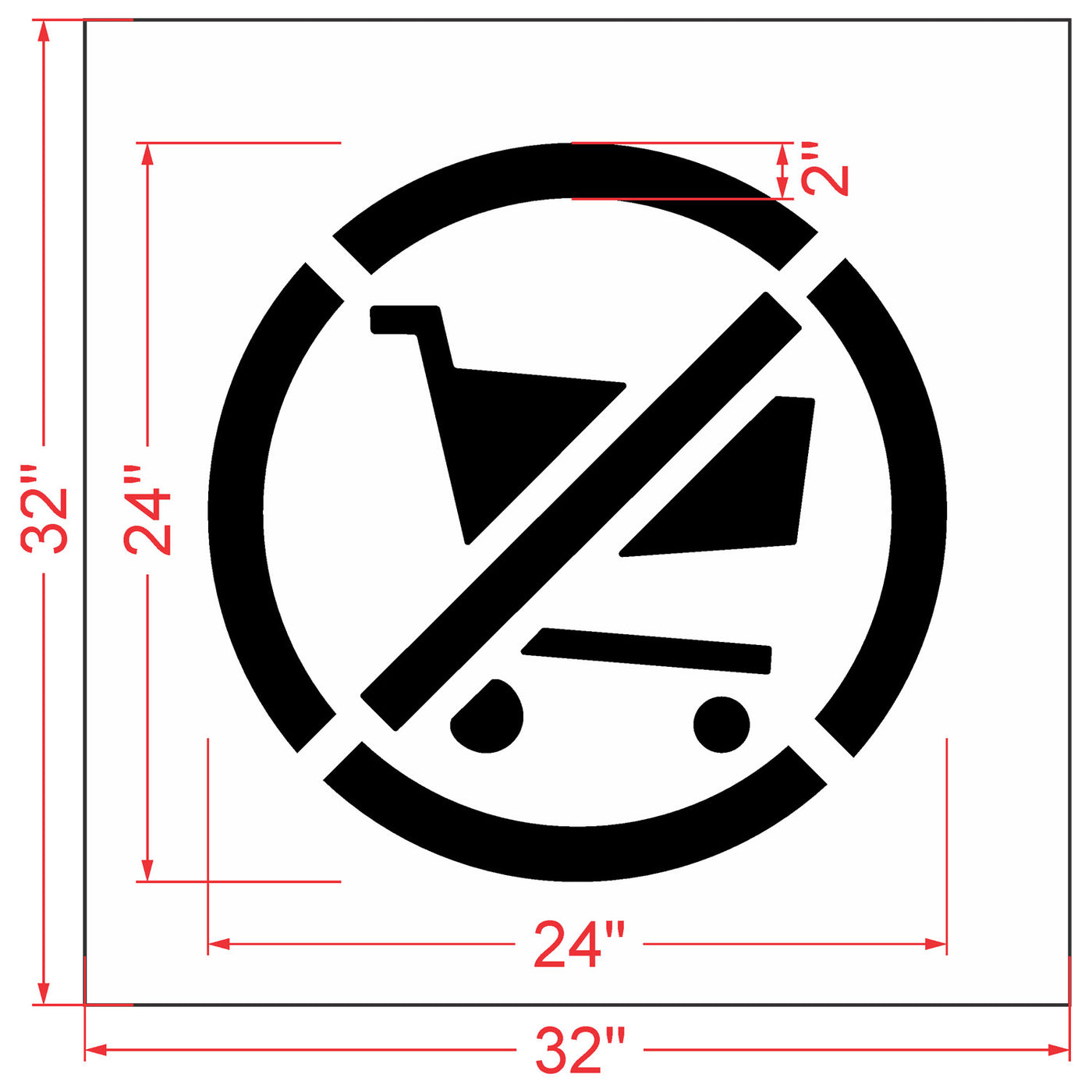 Gatekeeper Symbol Retail Stencil - (8