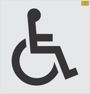 41" Costco Handicap Stencil