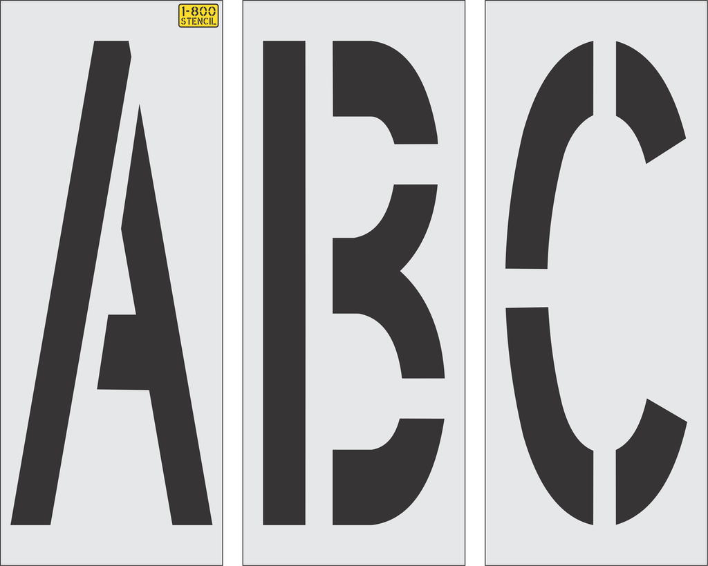 15 Alphabet Kit Stencil — 1-800-Stencil