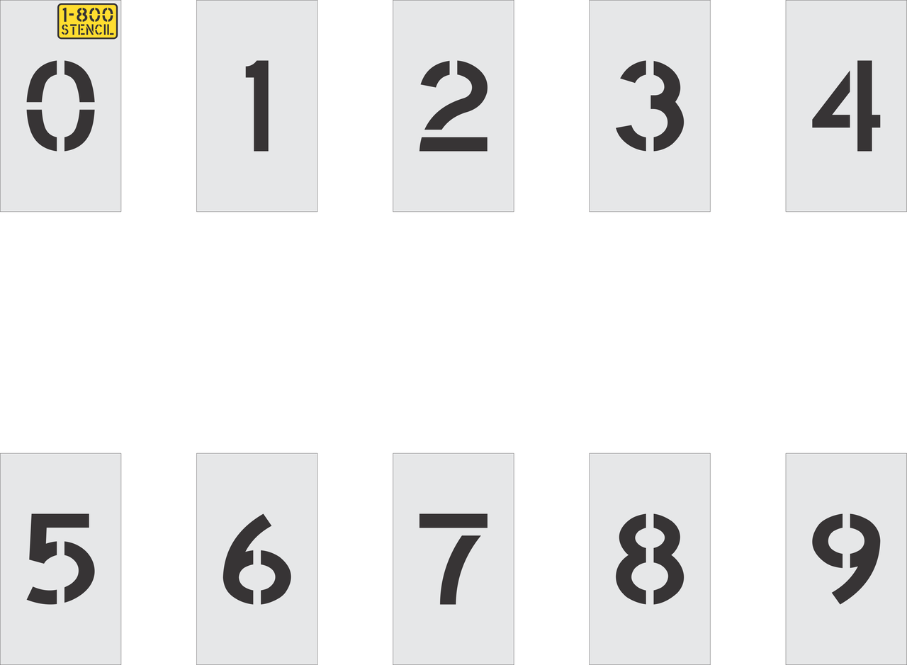 3" Alphabet & Number Kits