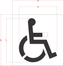 Lowe's Handicap Stencil