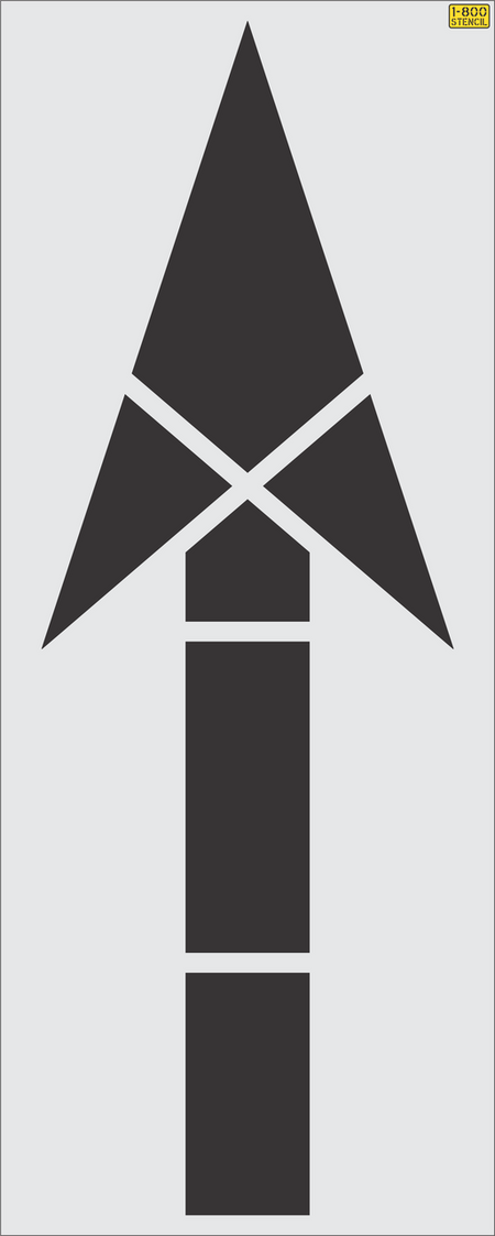 116" FHWA/DOT Straight Arrow Stencil