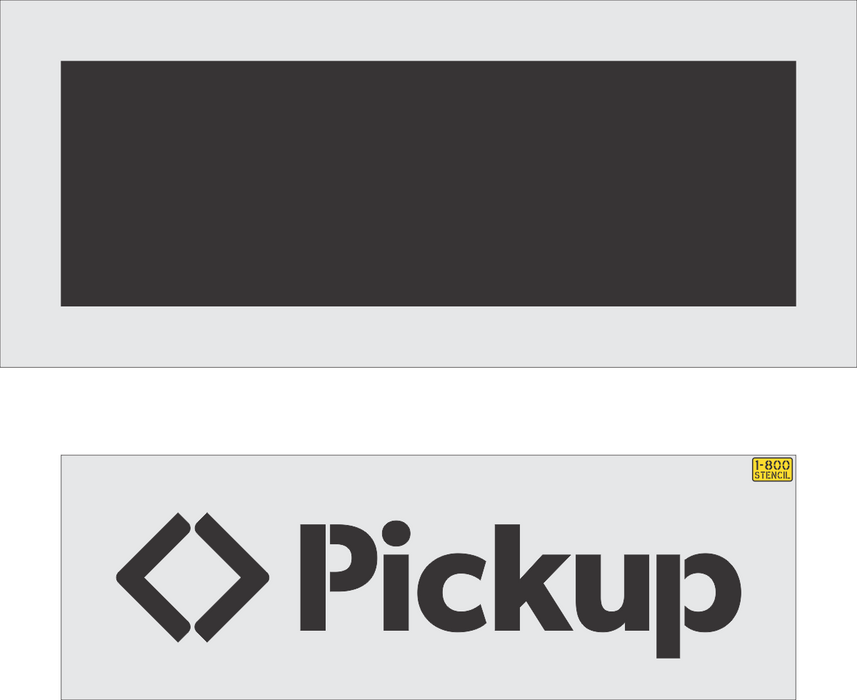 Sam's Club Pickup Stencil Kit, (2020 spec) - 1/8" LDPE