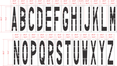 72"x16" Alphabet Kit Stencil