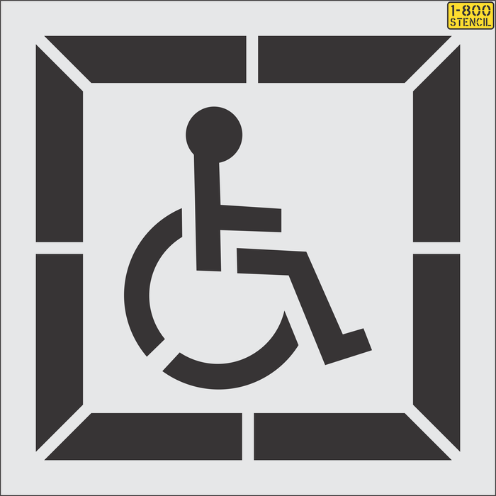 36" California Handicap Stencil (legacy)