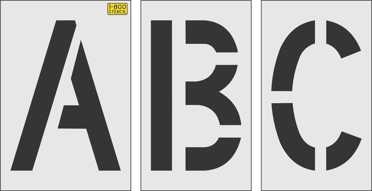 15" Alphabet Kit Stencil