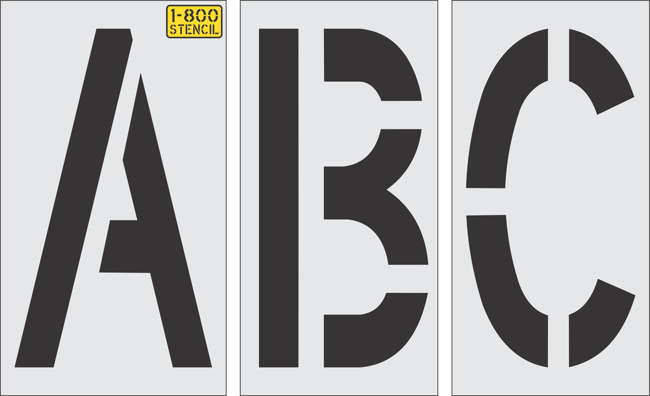 24" Alphabet kits
