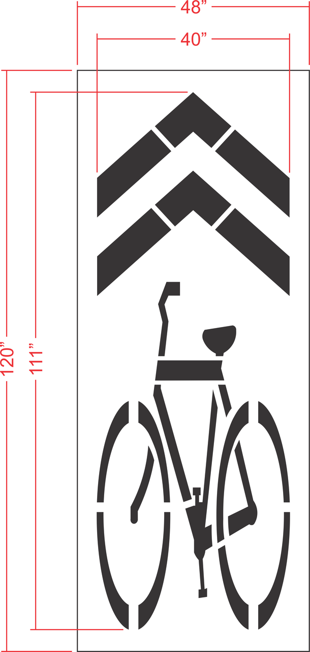 Bike lane marking sale
