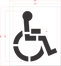 39" Legacy Handicap Stencil