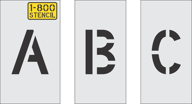 3" Alphabet Kit Stencil